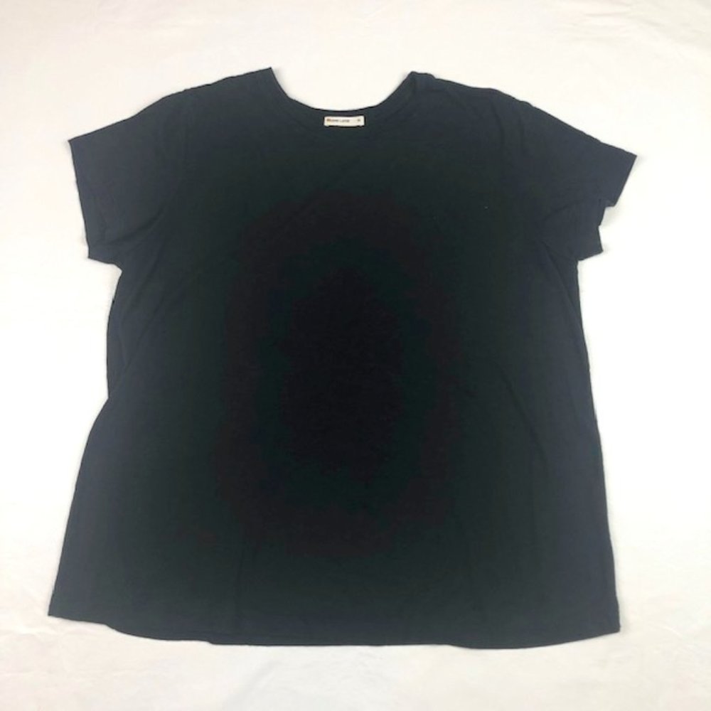 Marine Layer Basic Tee, Washed Black, Size XL